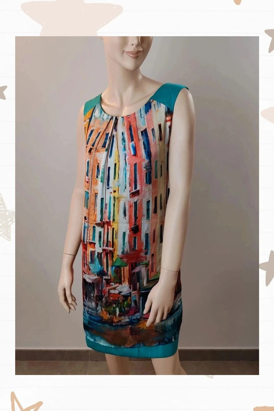 Vestido colorido y ligero